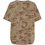 MARTA DU CHATEAU Marta du Chateau dam T-Shirt MdcHarper 2436C T-shirt Green Camo