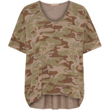 MARTA DU CHATEAU Marta du Chateau dam T-Shirt MdcHarper 2436C T-shirt Green Camo