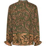 MARTA DU CHATEAU Marta du Chateau dam blus MdcJoceline 5891 Shirt Military5684tpk