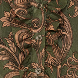 MARTA DU CHATEAU Marta du Chateau dam blus MdcJoceline 5891 Shirt Military5684tpk