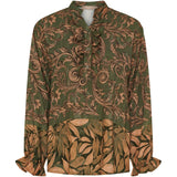 MARTA DU CHATEAU Marta du Chateau dam blus MdcJoceline 5891 Shirt Military5684tpk