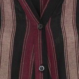 MARTA DU CHATEAU Marta du Chateau dam skjorta MdcPeyton 25161 Shirt Black/Bordeaux1