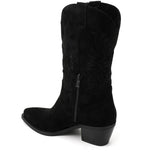 SHOES Merete damer stövlar 2565A Shoes Black