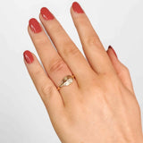 muun STUDIOS Muun Studios Sun signet Retangle Ring 18K Guldpläterad R060 Jewelry Guld
