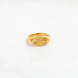 muun STUDIOS Muun studios Sun Signet Oval Ring 18K Guldpläterad R025 Jewelry Guld