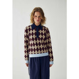 Noella NOELLA Dam sticka N-MAKAYLA Knit Diya Burgundy Check