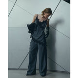 Noella NOELLA dam byxor N-MAI Pant Charcoal Mel.
