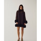 Noella NOELLA dam klänning LATANIA Dress Chocolate