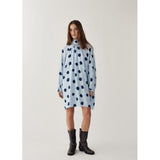 Noella NOELLA dam klänning N-LORENIA Dress Delice Blue Print