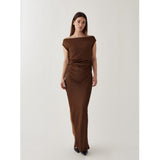 Noella NOELLA dam klänning N-MIGNONETTE Dress Toffee