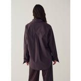 Noella NOELLA dam skjorta N-MARLON Shirt Deshay Burgundy Check