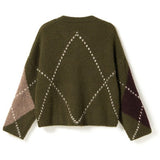 Noella NOELLA dam stickning LAI KNIT Knit Avocado Green Mix