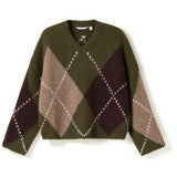 Noella NOELLA dam stickning LAI KNIT Knit Avocado Green Mix
