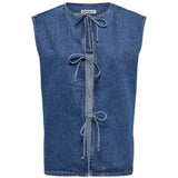 ONLY ONLY DAM VÄST ONLDORSE Vest Medium blue denim