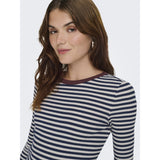 ONLY ONLY Dam topp ONLElene Top Naval Academy Neo Birch Decadent Cho