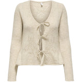 ONLY ONLY Damen strickjacke ONLHelga Cardigan Island Fossil Melange
