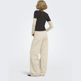 ONLY ONLY dam Topp ONLELLI Blouse Chocolate Torte (Double layer) oatmeal