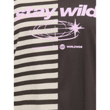 ONLY ONLY dam blus ONLAVA Blouse Black Coffee BIRCH STRIPES/ LIGHT PINK TEXT