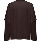 ONLY ONLY dam blus ONLFREJA Blouse Coffee Bean