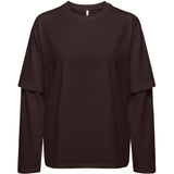 ONLY ONLY dam blus ONLFREJA Blouse Coffee Bean