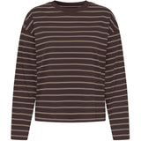 ONLY ONLY dam blus ONLHAPPY Blouse Coffee Bean Taupe gray lena