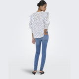 ONLY ONLY dam blus ONLIDRIS Blouse Cashmere Blue MINI FLORAL