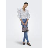 ONLY ONLY dam blus ONLIDRIS Blouse Cashmere Blue MINI FLORAL