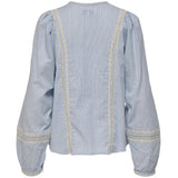 ONLY ONLY dam blus ONLMONICA Shirt Cloud Dancer BLUE RIBBON