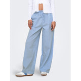 ONLY ONLY dam byxor ONLAUGUSTA Pant Cloud Dancer BLUE STRIPES