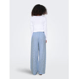 ONLY ONLY dam byxor ONLAUGUSTA Pant Cloud Dancer BLUE STRIPES