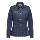 ONLY ONLY dam jacka ONLELLE Jacket Dark Blue Denim Detail RINSE