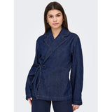 ONLY ONLY dam jacka ONLELLIS Jacket Dark Blue Denim