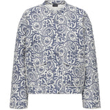 ONLY ONLY dam jacka ONLHALLIE Jacket Cloud Dancer BLUE TILE PRINT