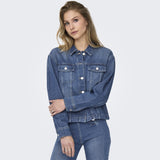 ONLY ONLY dam jacka ONLMIKA Denim Jacket Medium blue denim