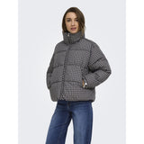 ONLY ONLY dam jacka ONLSERENA Jacket Chipmunk BLUE AND OFF WHITE CHECK