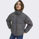 ONLY ONLY dam jacka ONLSERENA Jacket Chipmunk BLUE AND OFF WHITE CHECK