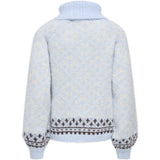 ONLY ONLY dam rullkrage Knit Cashmere Blue Bitch/Coffee Bean