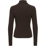 ONLY ONLY dam rullkrage ONLGLAMOUR Blouse Black Coffee