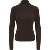 ONLY ONLY dam rullkrage ONLGLAMOUR Blouse Black Coffee