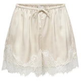 ONLY ONLY dam shorts ONLMENUS Shorts Birch WHITE LACE