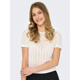 ONLY ONLY dam stickad ONLSAGA Knit Cloud Dancer