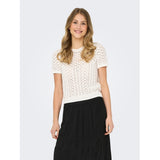 ONLY ONLY dam stickad ONLSAGA Knit Cloud Dancer