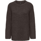 ONLY ONLY dam stickad tröja ONLMAGGIE Knit Coffee Bean Melange