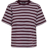 ONLY ONLY dam t-shirt ONLLIVNIA T-shirt Burgundy CD TRIPLE