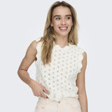 ONLY ONLY dam top ONLLUNA Knit Cloud Dancer
