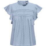 ONLY ONLY dam topp ONLKATTI Top Cashmere Blue