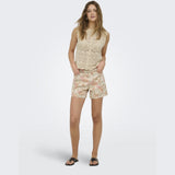 ONLY ONLY dam topp ONLLUZA Top Birch Fmop Button
