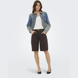 ONLY ONLY damer shorts ONLMATE-SILLA Shorts Coffee Bean