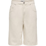 ONLY ONLY damer shorts ONLMATE-SILLA Shorts Whitecap Gray