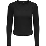 ONLY ONLY kvinnlig blus ONLJILLI Blouse Black